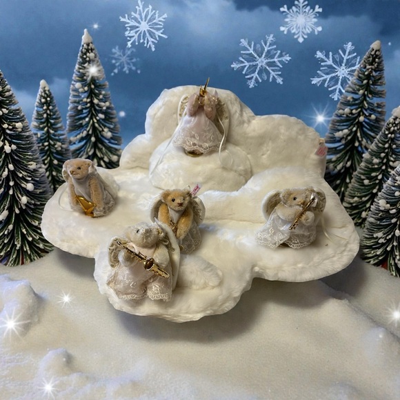 Steiff Other - Steiff mini mohair jointed music boxHeavenly Choir EAN 037115 low number